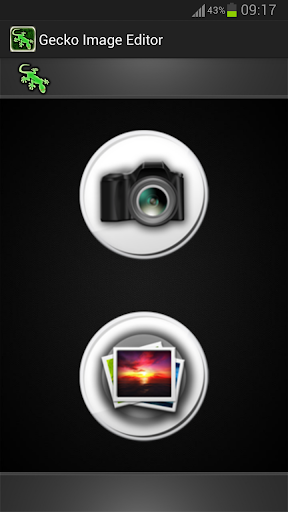 Android application Gecko photo image editor screenshort