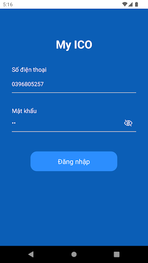Android application My ICO Plus screenshort