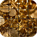 Gold and Money Puzzle Games icon