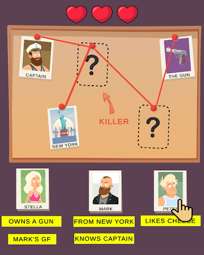 Android application Crime Riddles screenshort