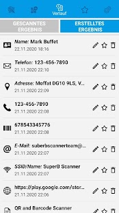 QR- und Barcode-Scanner PRO Screenshot