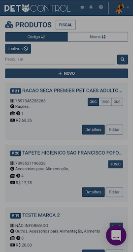 Petcontrol Sistema de Pet shop Screen 3