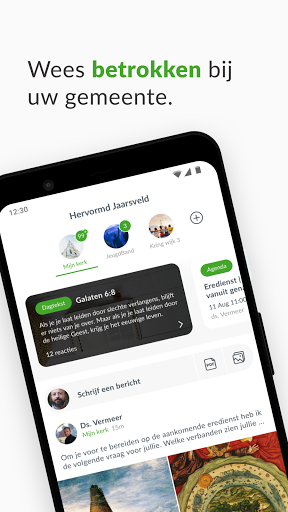 Android application Hervormde gemeente Jaarsveld screenshort