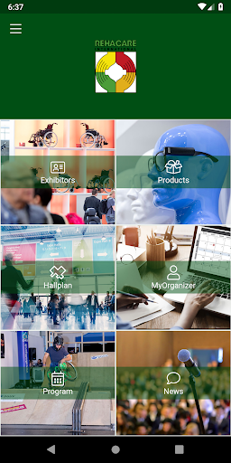 Android application REHACARE screenshort