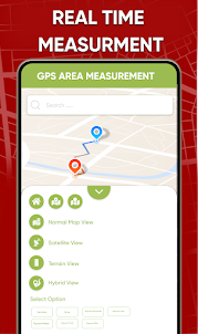 GPS خريطة منطقة آلة حاسبة