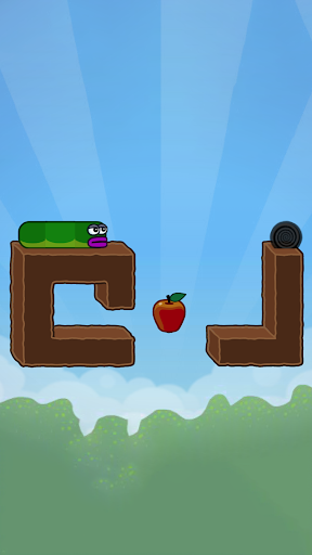 Android application Hungry Worm Puzzle screenshort