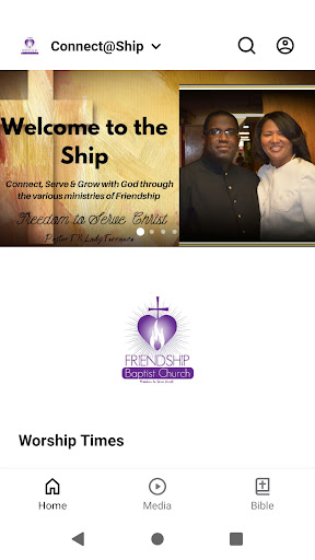 Android application Friendship Baptist Church KCMO screenshort
