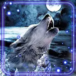 Cover Image of Télécharger Wolf Night Howl Live Wallpaper  APK