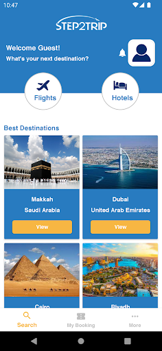 Android application Step2Trip –خطوة للسفر screenshort