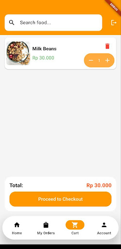 Food Store - Flutter