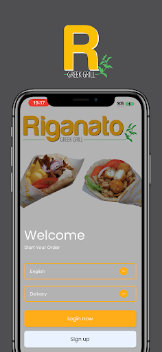 Android application Riganato Greek Grill screenshort