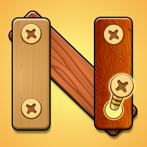 Unscrew Pin: Wood Nuts & Bolts 1.0.3 Icon