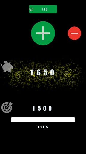 Android application Simple piggy bank goals screenshort