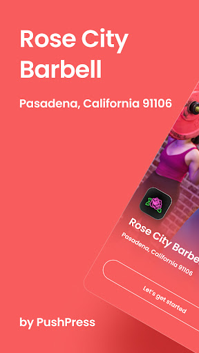 Android application Rose City Barbell screenshort