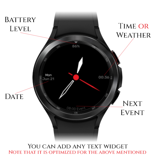 Android application Elegancia - Event Watch Face screenshort