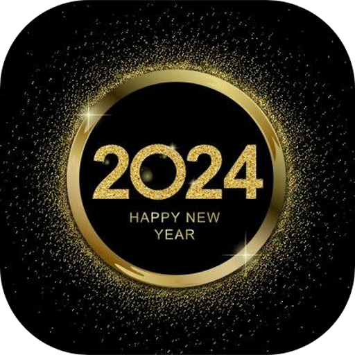 Happy New year 2024 logo
