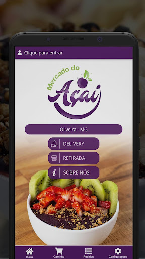 Android application Mercado Açaí screenshort