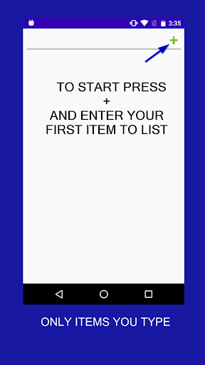 Android application Ostu Nimekiri screenshort