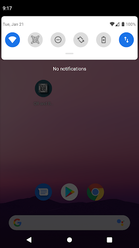 QR and Barcode Scanner Screen 3