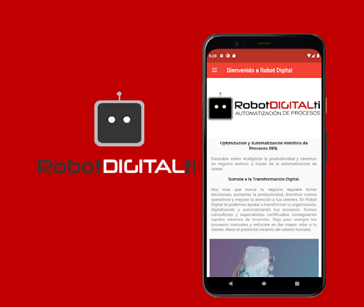Android application Robot Digital screenshort