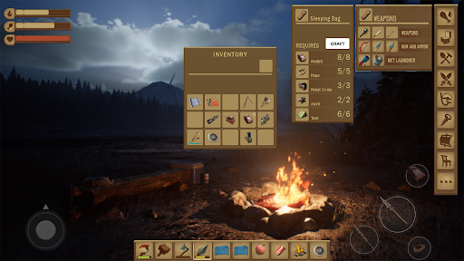 Woodcraft Island Survival Game - Action - games