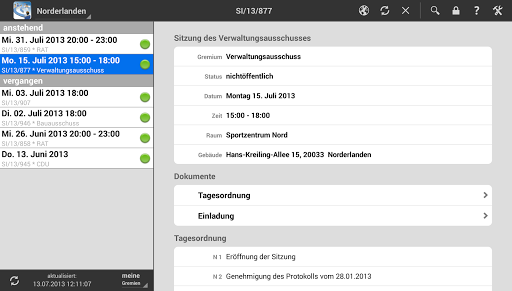 Android application ALLRIS screenshort