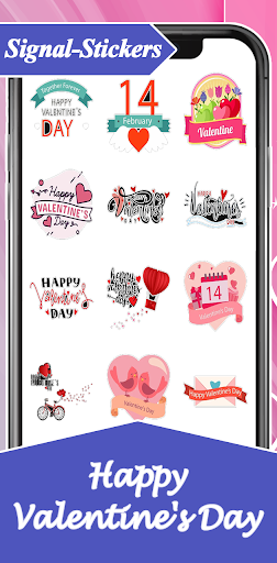 Stickers for Signal valentine Screen 2