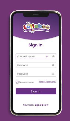 Android application iCareLullaboo screenshort