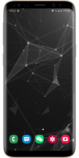 Android application Galaxy Particle Live Wallpaper screenshort
