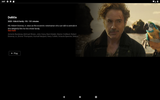 Screenshot of Vexus TV