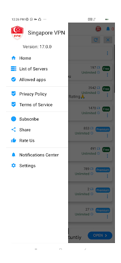 Screenshot of Singapore Vpn - The Gaming VPN