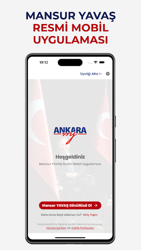 Android application MANSUR YAVAŞ - MY ANKARA screenshort