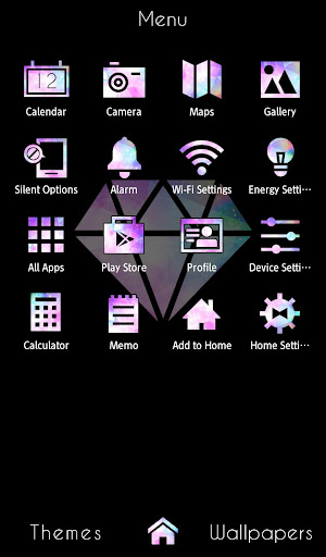 Dreamy Diamond Theme +HOME Screen 2