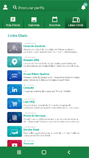 GEQ+, a Intranet do GEQ Screen 2
