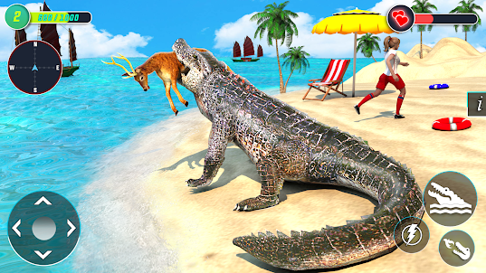 Angry Crocodile - Animal Games