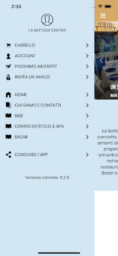La Battigia Center Screen 2