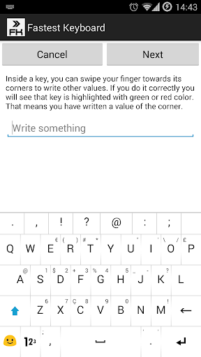 Android application Fastest Keyboard Customizable screenshort