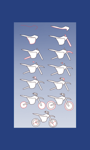 Android application How to draw a bicycle screenshort