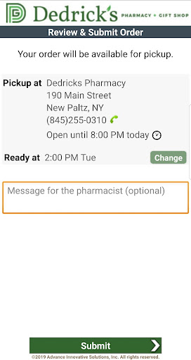 Dedricks Pharmacy & Gift Shop Screen 3