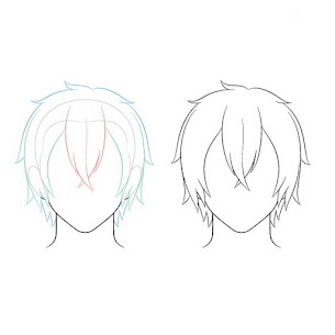 Draw hair in anime style Apk Free Download 2