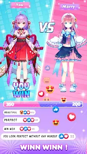 Anime Girl Dress Up Doll Games