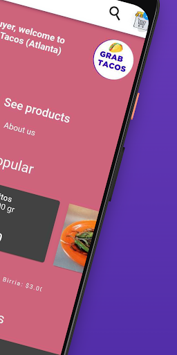 Grab Tacos Screen 2
