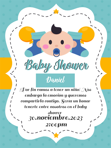 Screenshot 13 Invitaciones baby shower android