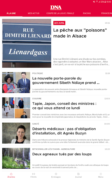 Screenshot 13 Dernières Nouvelles d'Alsace android