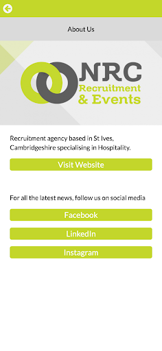 NRC Recruitment and Events Screen 2