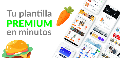 Android application Plantilla Food Ex - Tienda screenshort