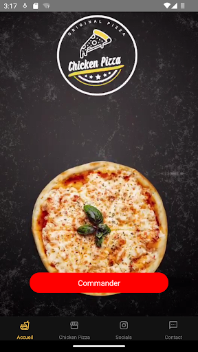 Android application Chicken Pizza screenshort