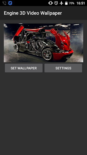 Engine 3D Video Wallpaper