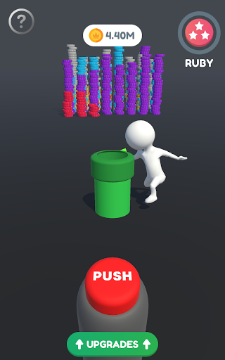 Idle Coin Button - Idle Clicker. Press the button