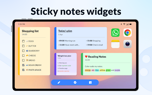 Screenshot of Notepad, Notes, Easy Notebook